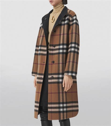 burberry wool coat dupe|burberry reversible check wool coat.